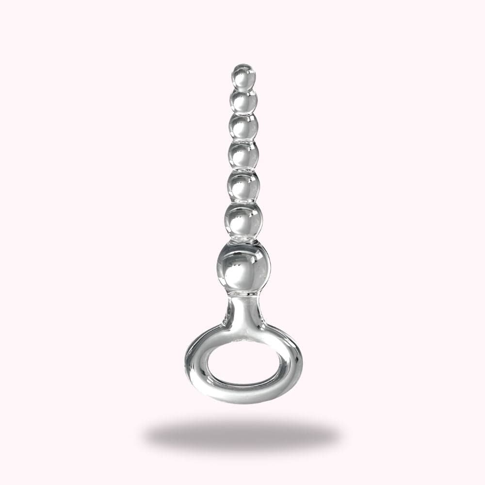 Chapelet anal en verre