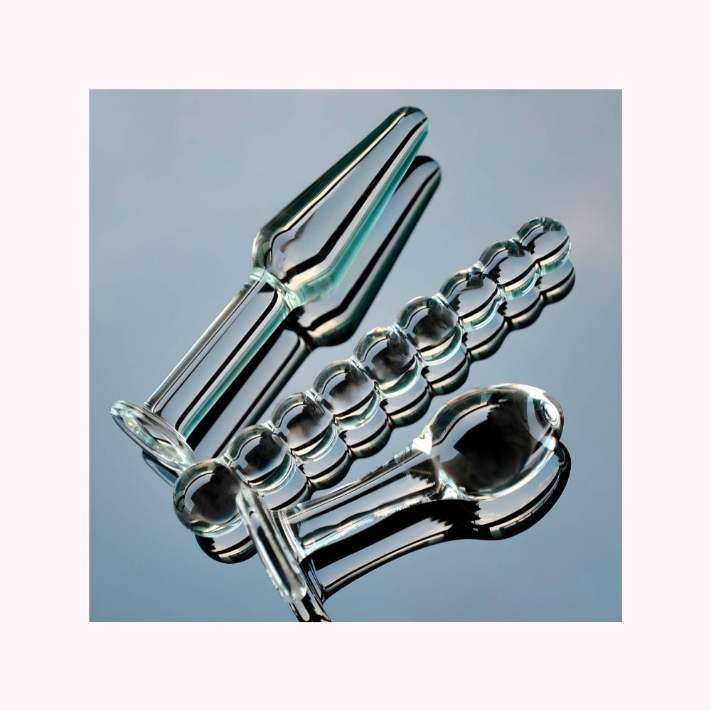 Coffret 3 formats plaisir anal en verre