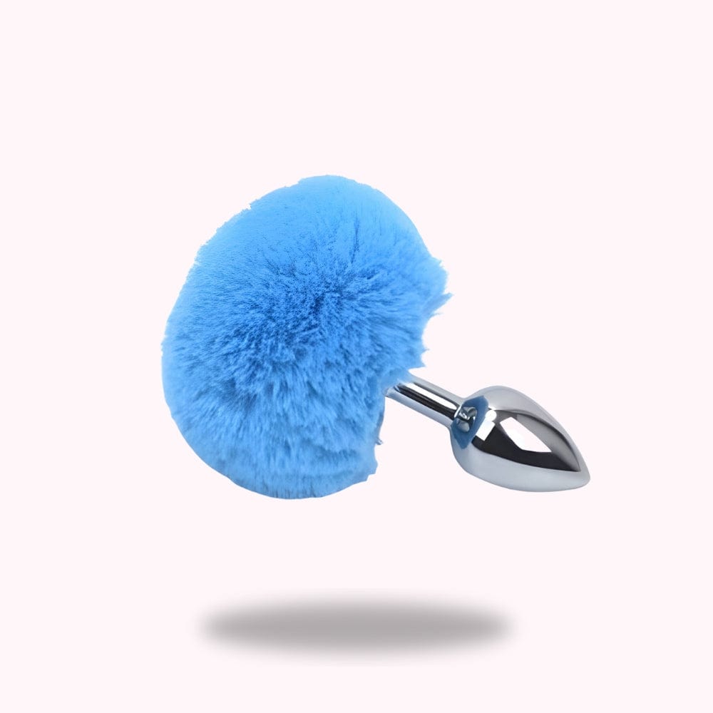 Plug queue de lapin bleu océan