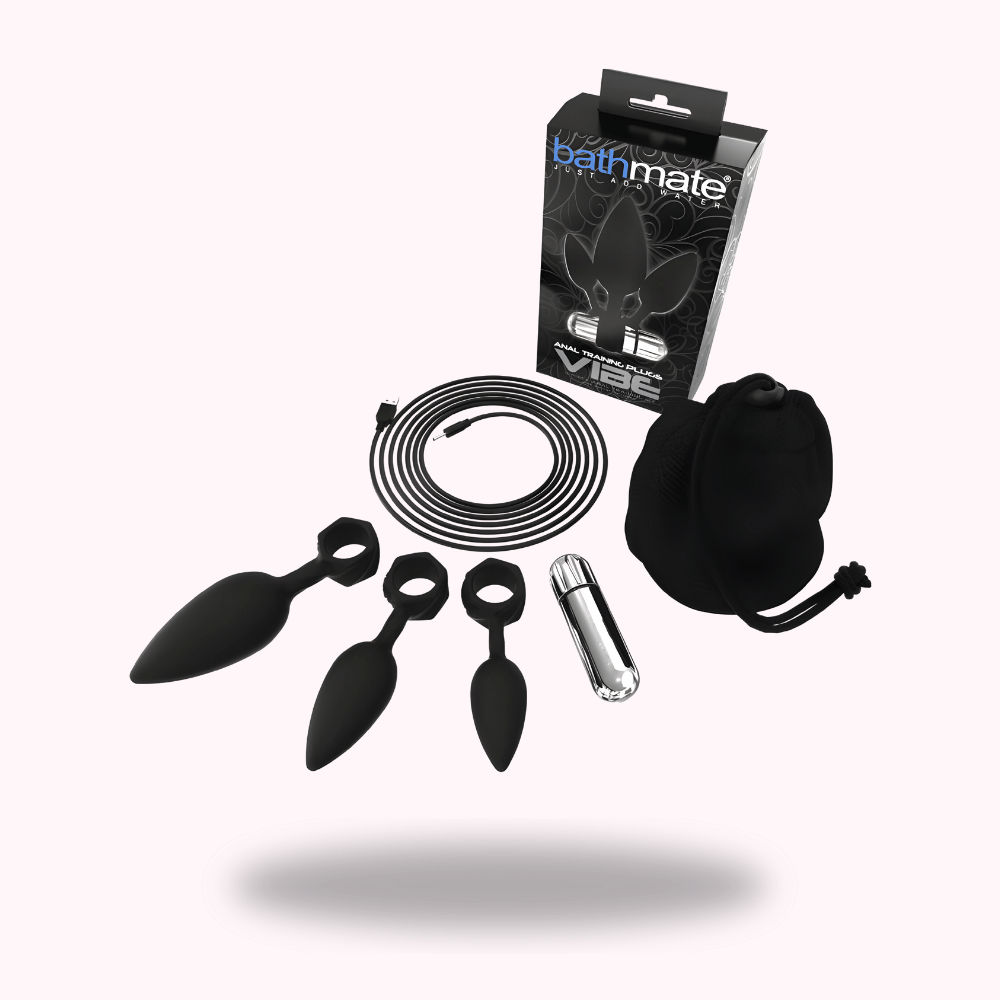 Plug anal KUNAI vibrant - Pack de 3