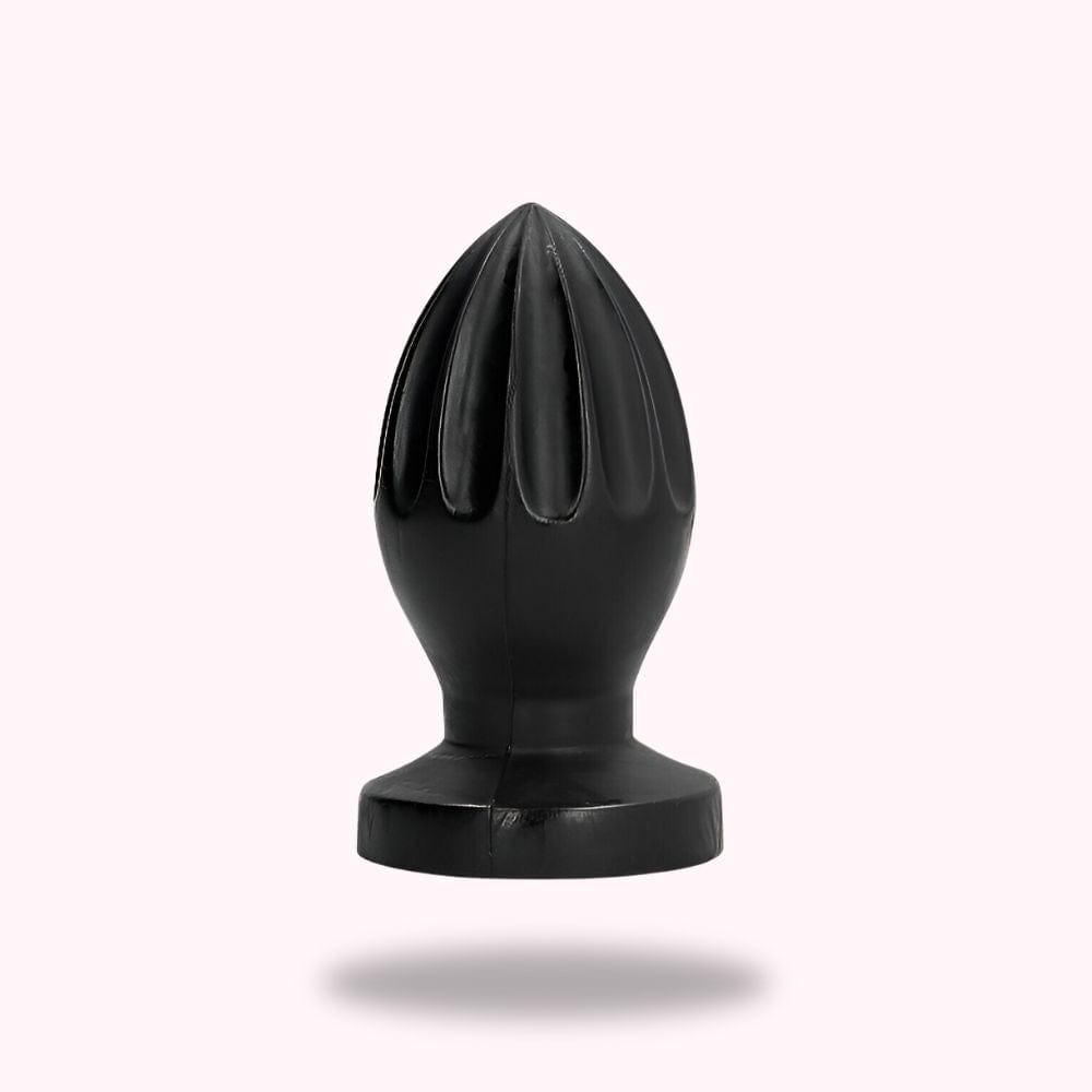 Plug anal XL ALL BLACK Strié