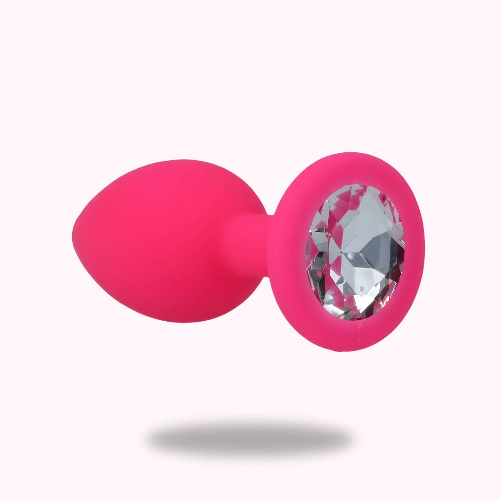 Plug anal débutant rose moyen