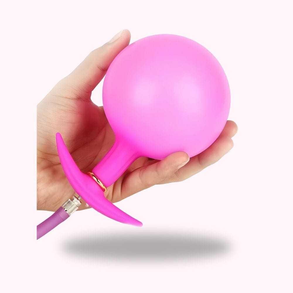 Plug anal gonflable rose Plug anal gonflable rose