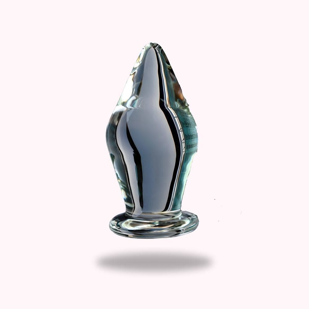 Plug anal large XXXL en verre