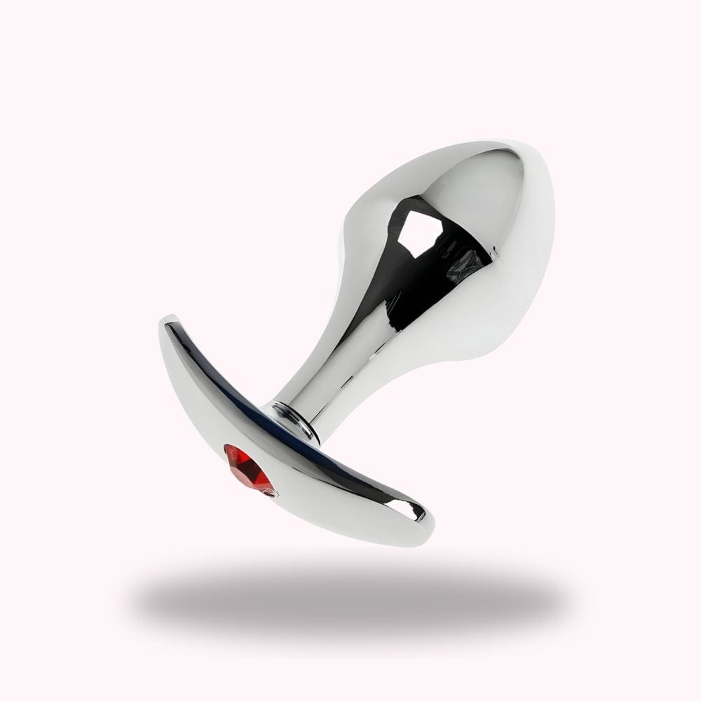 Plug anal large ancre en métal rouge - Maison du Plug