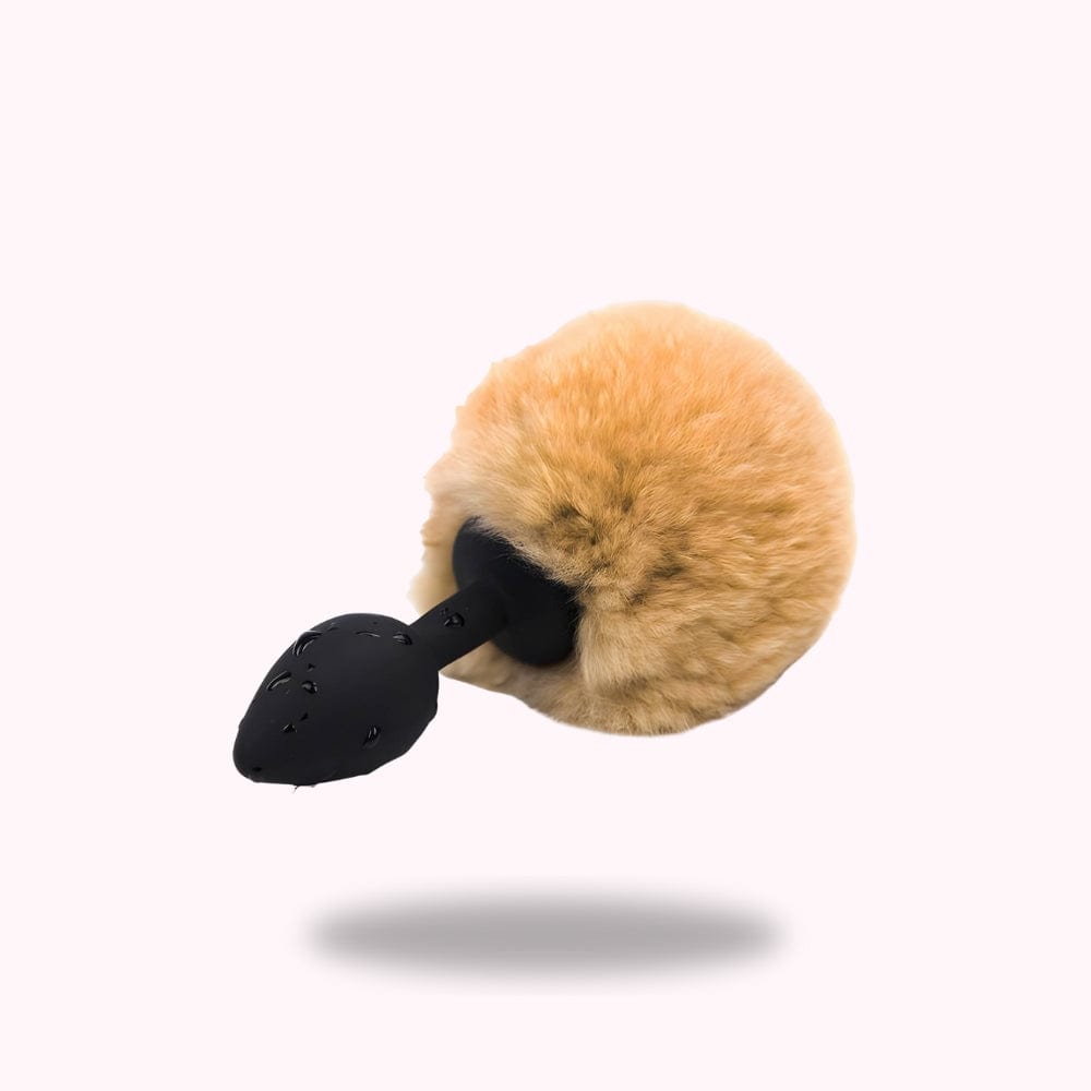 Plug anal queue de lapin jaune mielleux - Maison du Plug