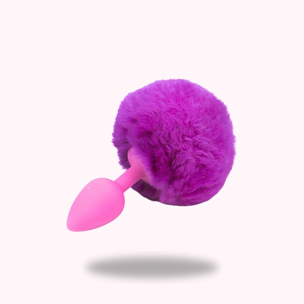 Plug anal queue de lapin rose érotique - Maison du Plug