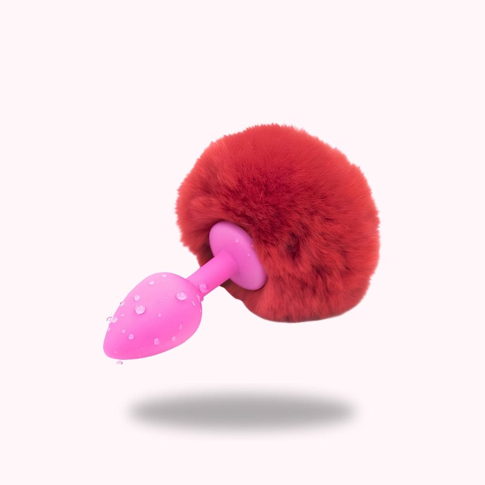 Plug anal queue de lapin rouge sensuel - Maison du plug