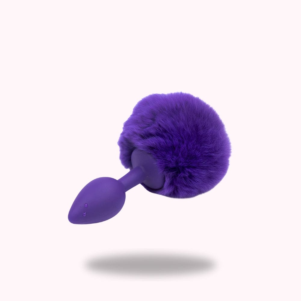 Plug anal queue de lapin violet passionnel