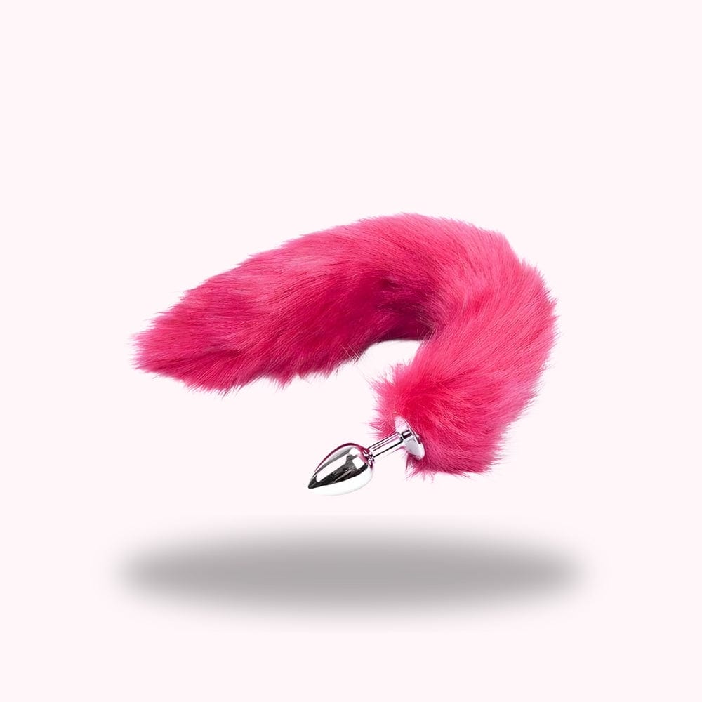 Plug anal queue de chat rose