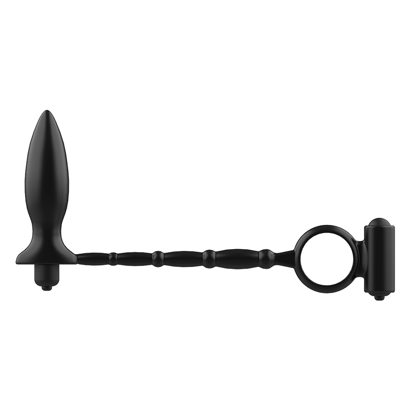 Plug anal vibrant avec cockring