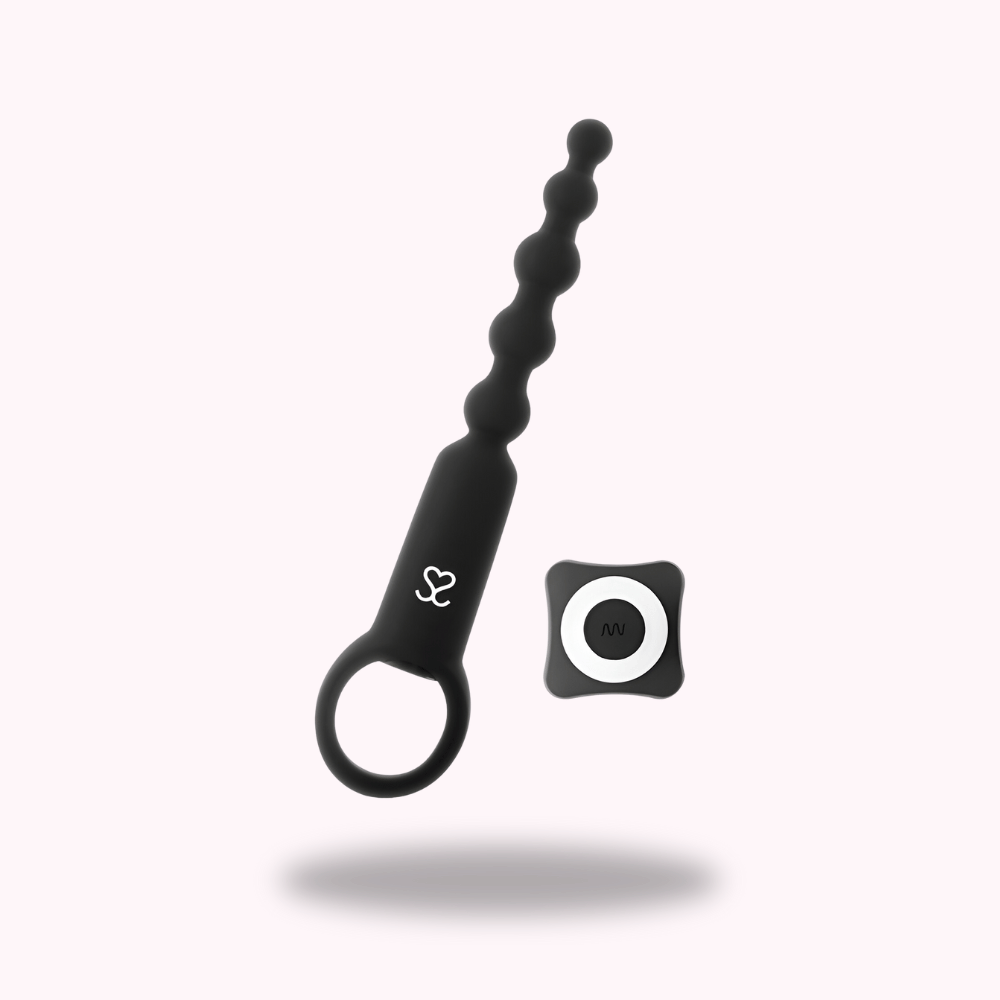 Plug anal vibrant chapelet