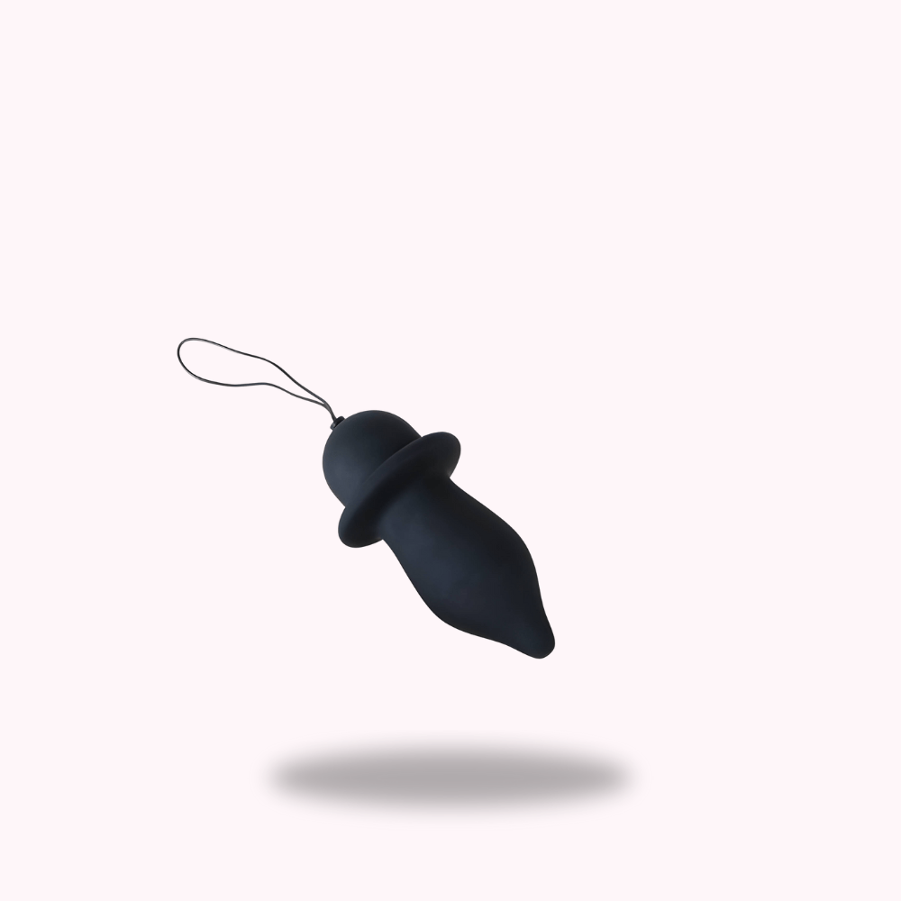 Plug anal vibrant intense orgasme