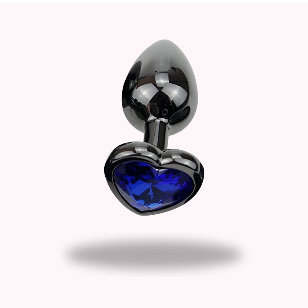 Plug diamant cœur bleu - Maison du Plug