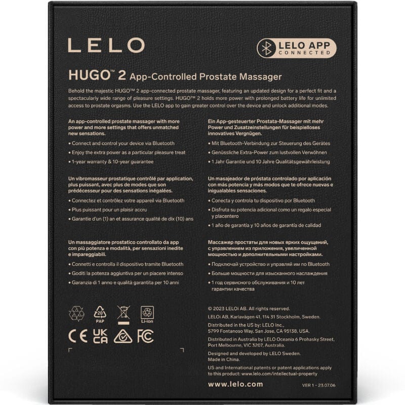 Vibromasseur prostatique Hugo 2 - LELO