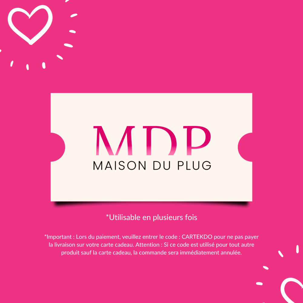 Carte Cadeau Maison du Plug