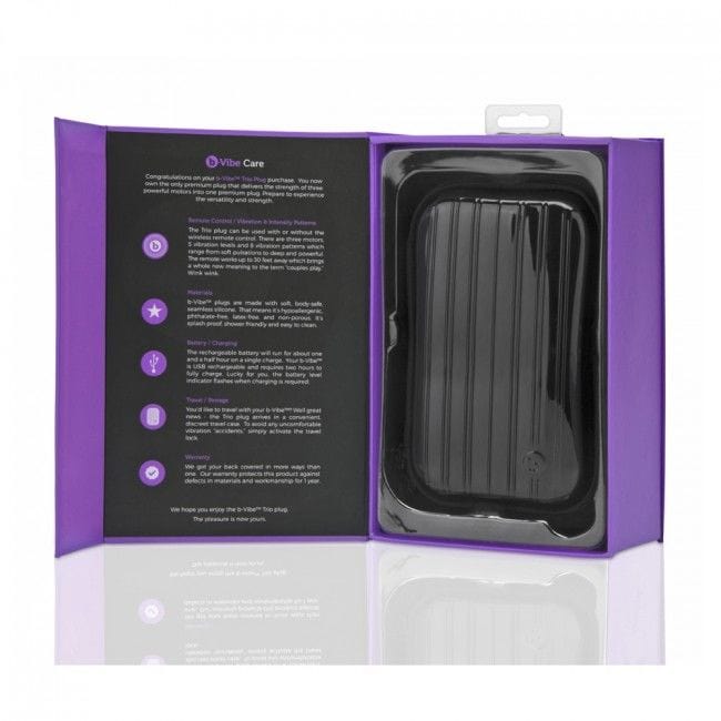 Vibromasseur anal B-VIBE Vibrant +Kit voyage