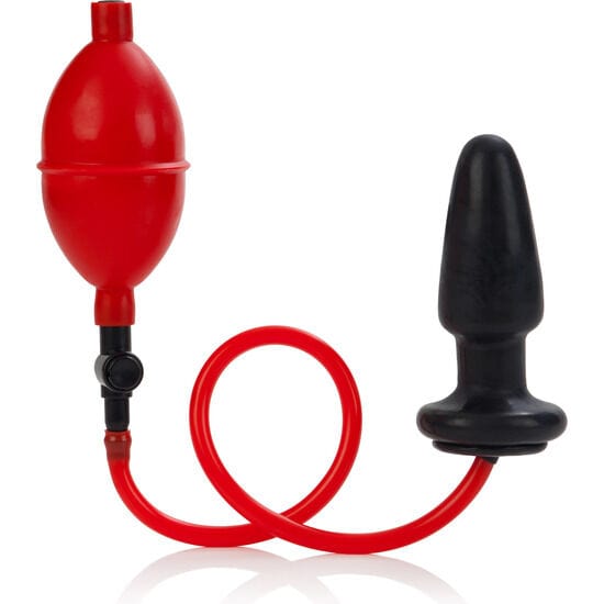 Plug anal gonflable pompe rouge
