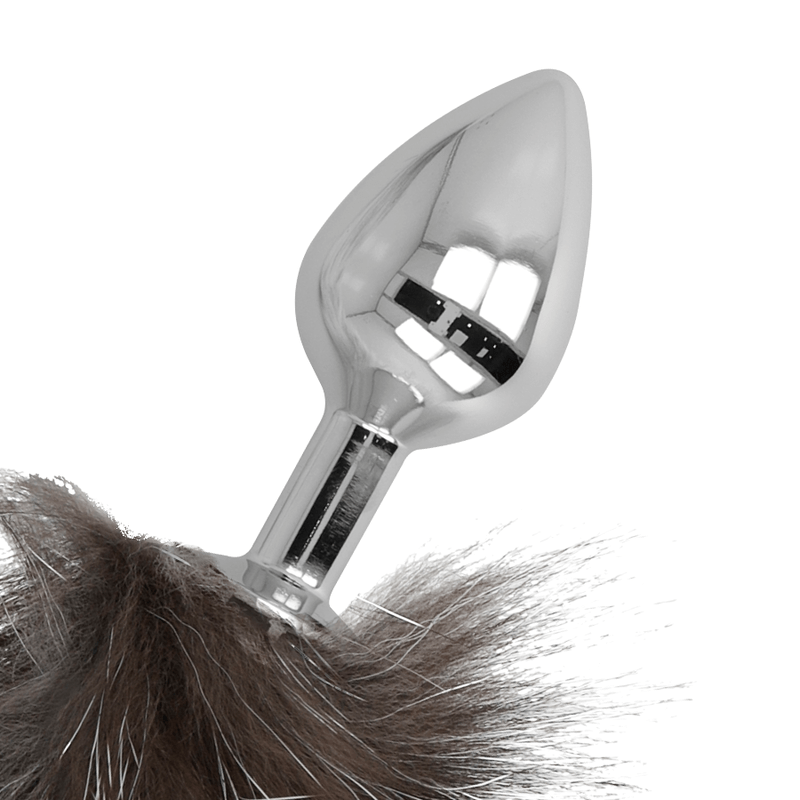 Plug anal queue de renard marron