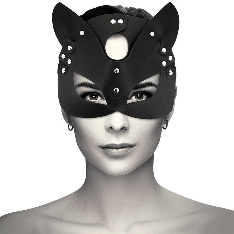 Masque de Chat en Cuir Vegan