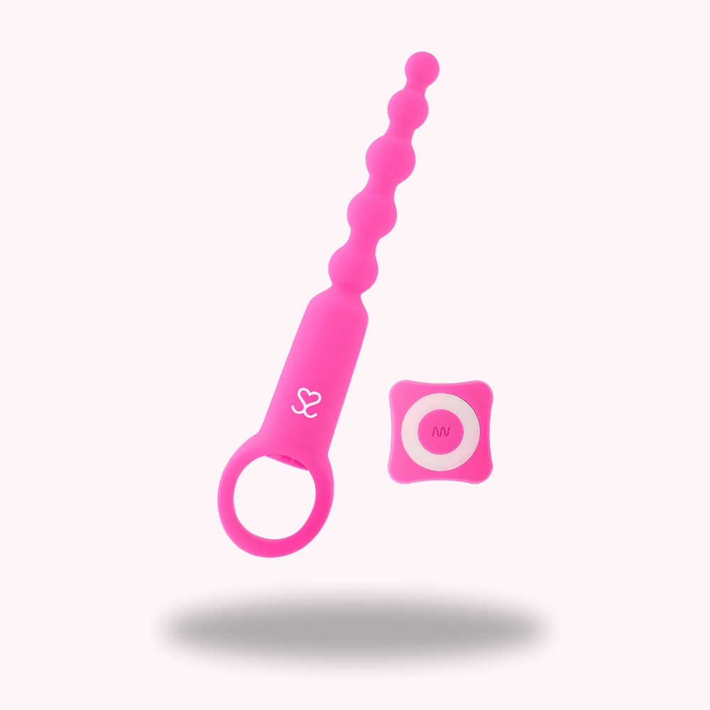 Plug anal vibrant chapelet