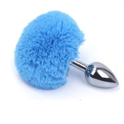 Plug queue de lapin bleu océan - Maison du plug