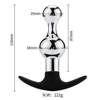 Plug anal double boule ogive dimensions