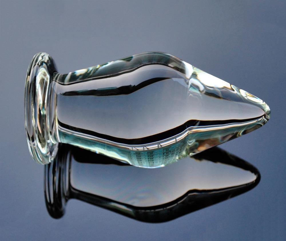Plug anal XXXL en verre