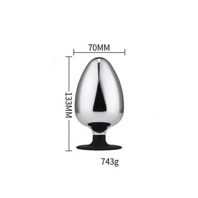 Plug Anal XXL ventouse taille