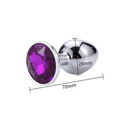 Plug diamant violet