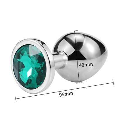 Plug diamant émeraude