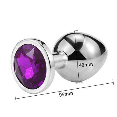 Plug diamant violet