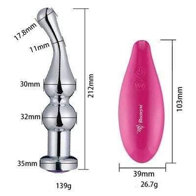 Plug anal vibrant orgasme prostatique