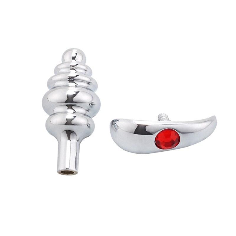 Plug anal ancre bleu azur taille