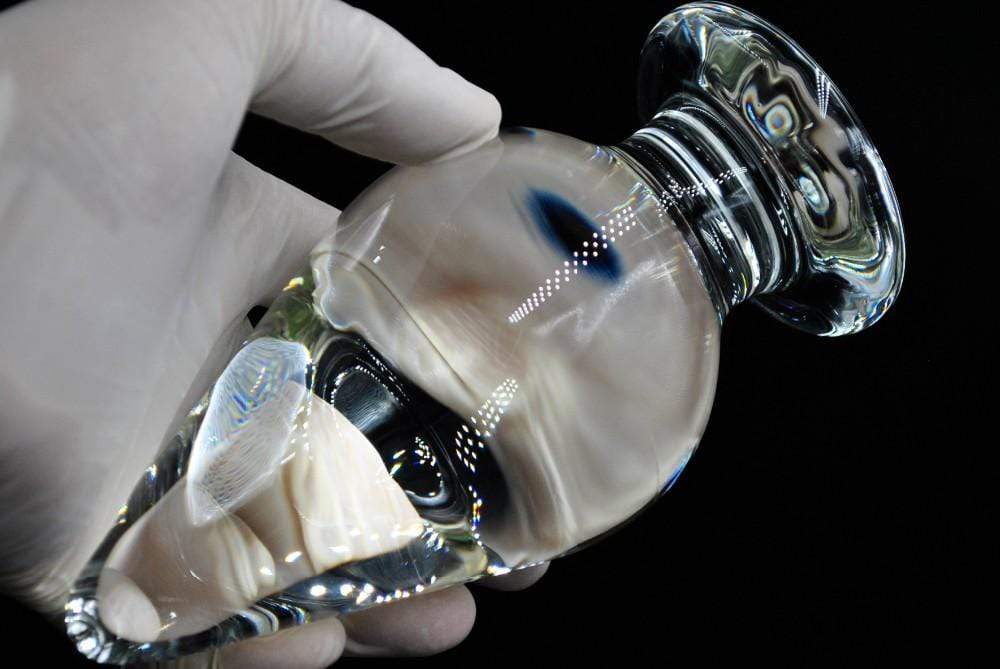Plug anal large XXL en verre
