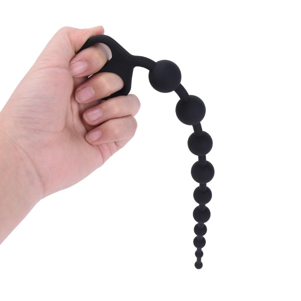 Chapelet Anal flexible dans une main