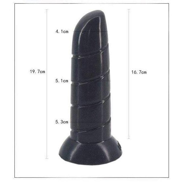 Plug anal XXL classique black dimensions