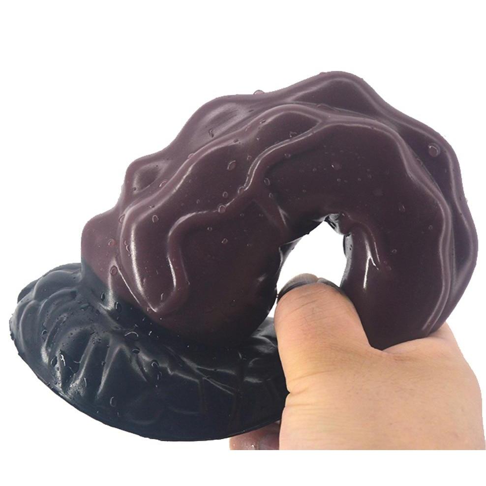 Plug anal XXL mastodonte dick marron