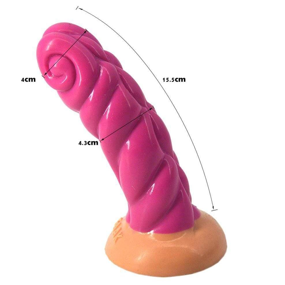 Plug anal XL corne en silicone dimensions