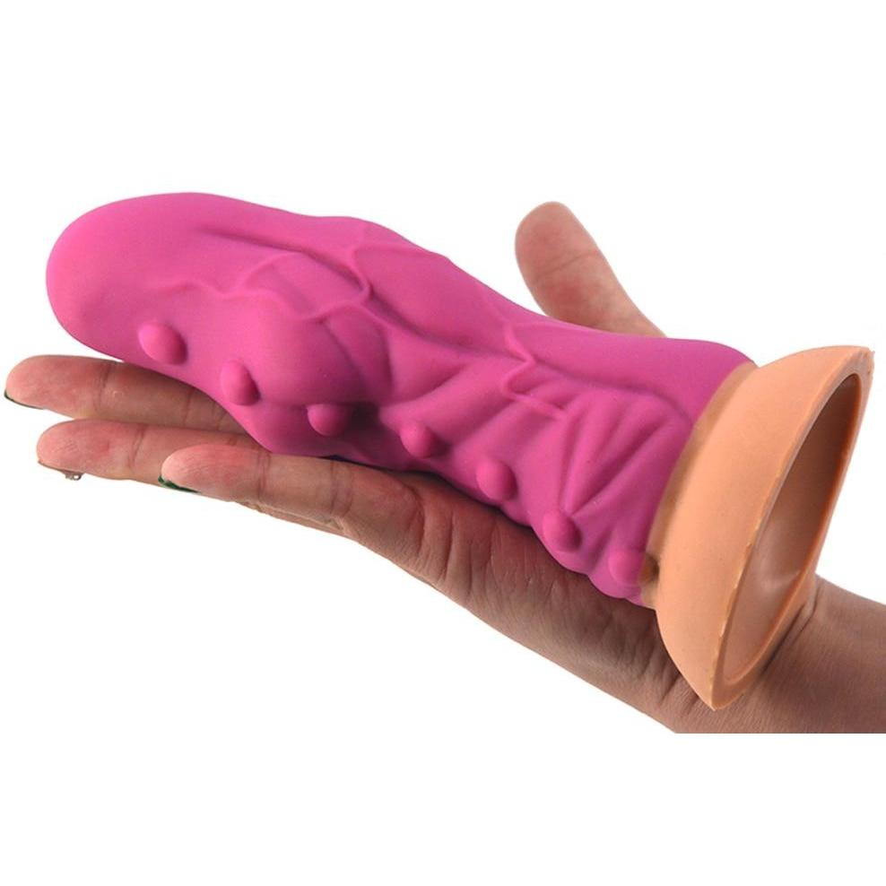 Plug Anal XL Big Dragon en silicone prise en main