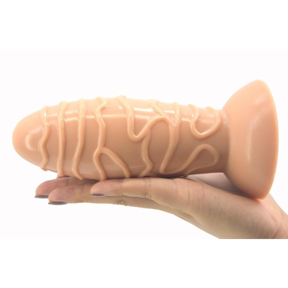 Plug anal XL veineux en silicone