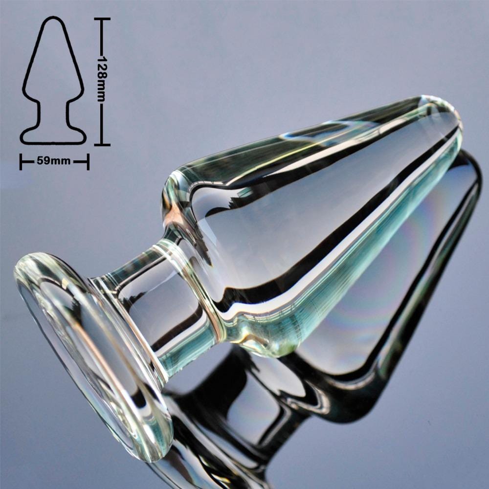 Plug anal XL en verre