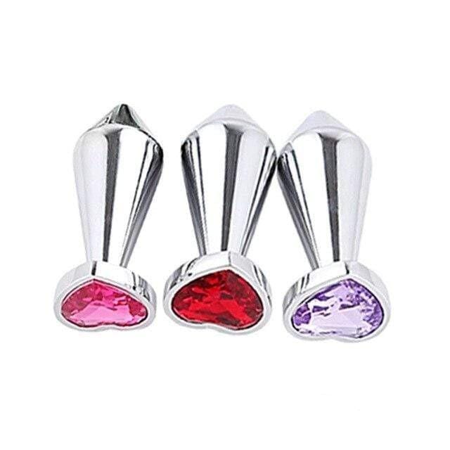 Coffret plug anal cœur
