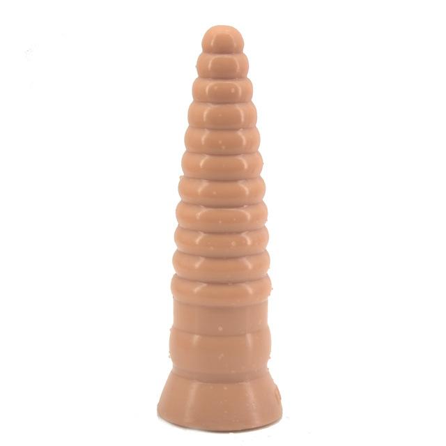 Plug anal XXL dilatation chevalresque beige