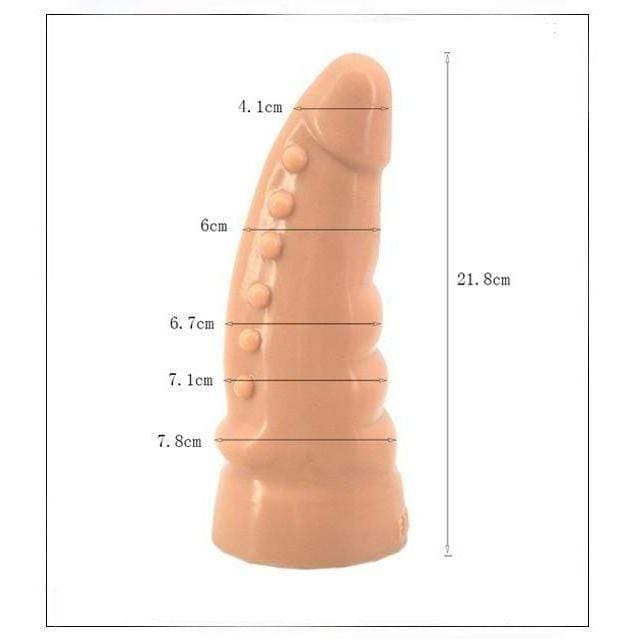 Plug anal XL dragon en silicone dimensions