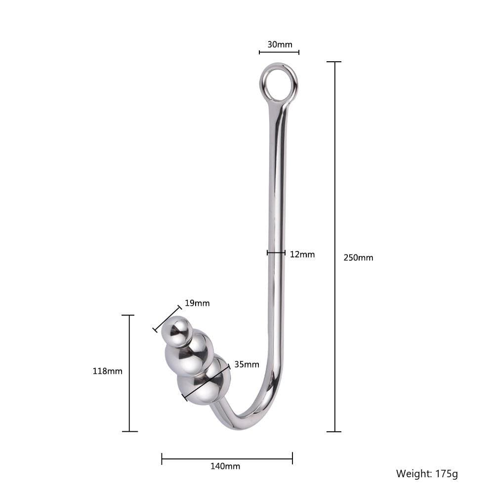 Crochet anal triple boules - Maison du plug