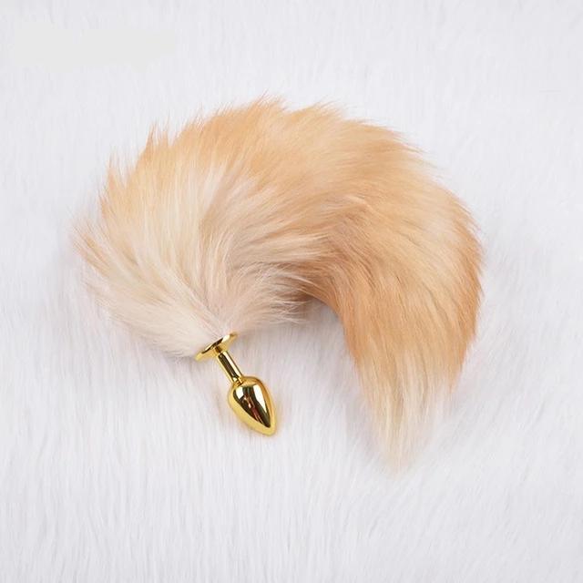 Plug Anal queue rousse claire version luxe