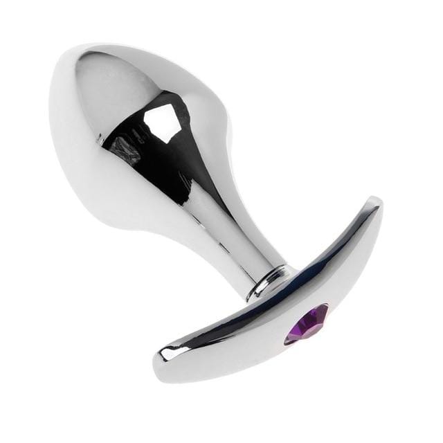 Plug anal large ancre en métal violet