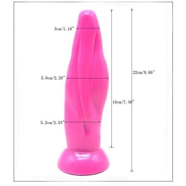 Plug anal XL Main en silicone dimensions