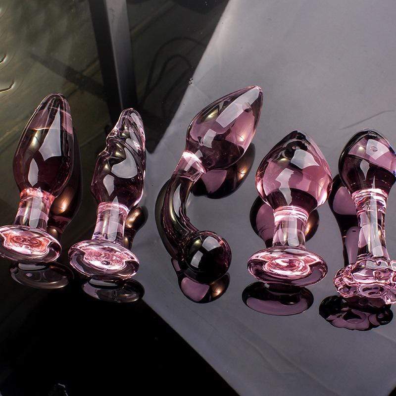 Plug anal en verre coffret 5 formats - Maison du plug